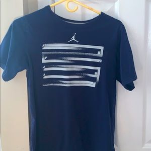 jordan navy blue shirt